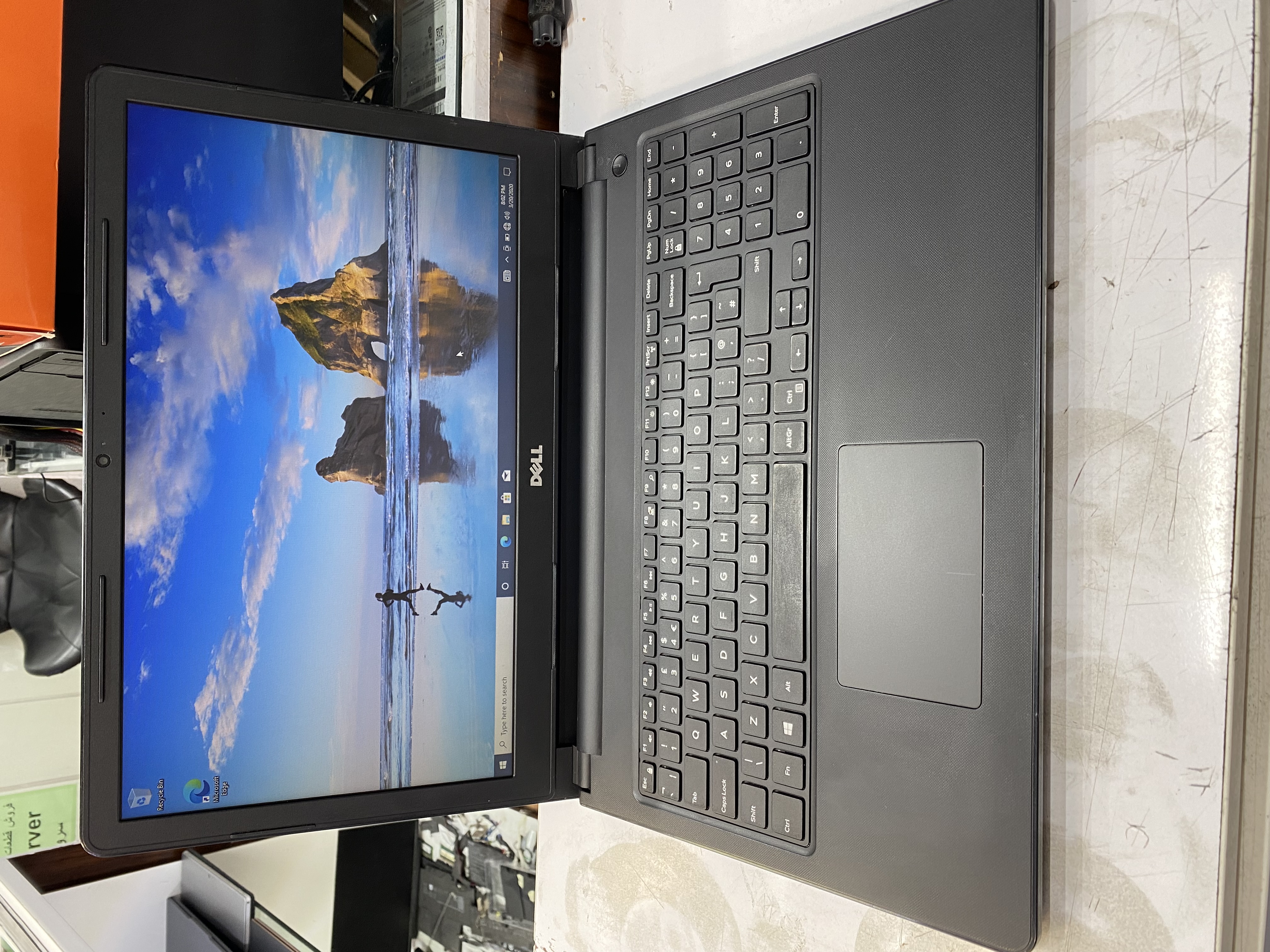 لپتاپ دل مدل و مشخصات Inspiron 15 clron n4000 ram 4GB DDR4  Hdd500gb